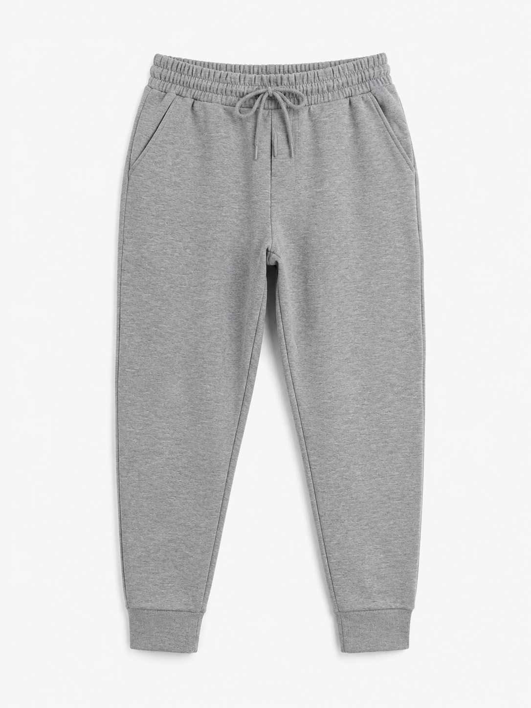 Gray sweatpants on a white background